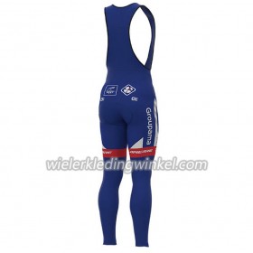 Fietsbroek Lang met Bretels 2018 FDJ N001